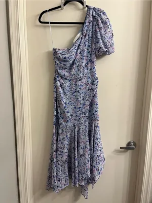 ASTR Santorini One Shoulder Midi Dress Small thumbnail 3