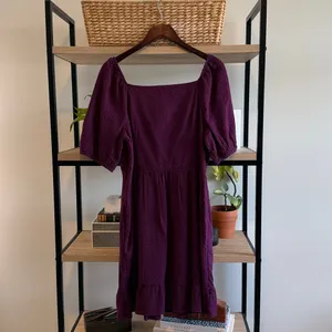 NWT Ann Taylor Loft 100% Cotton Wrap Bodice Textured Summer Dress, 12 thumbnail 5