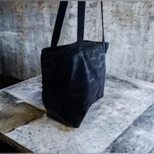 Laura Ashley diaper bag black stamped Laura Ashley everywhere with 2 pockets thumbnail 2