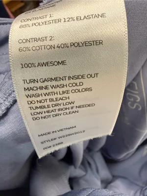 Figs Zamora Jogger Scrub Pant Slate Grey Blue Drawstring Medical Women's XL thumbnail 4