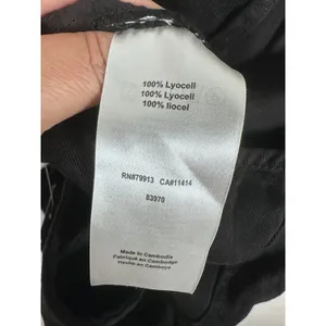 A Pea‎ in the Pod Maternity Shortalls overalls Women Size M Black Minimalist NEW thumbnail 5