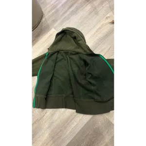 Rare Lululemon Size 10 Scuba Hoodie Jacket Green Polka Dots Women’s Small Flaw thumbnail 9