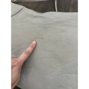 Marc Jacobs Expandable"Washed Up" Messenger Hobo Crossbody Bag Grey Leather thumbnail 3