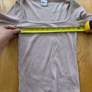 Aritzia Tna HomeStretch Rib Scoop‎ Neck Long Sleeve Top Pink Size 2XS XXS thumbnail 3