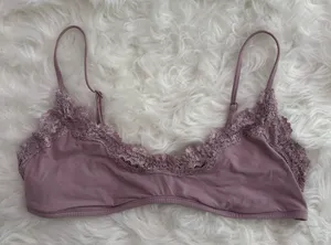 SKIMS Fits Everybody Lace Scoop Bralette Size XL thumbnail 1
