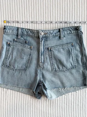 Free People Bettie Sailor Shorts in Light Wash by We The Free Size 30 NWT thumbnail 7