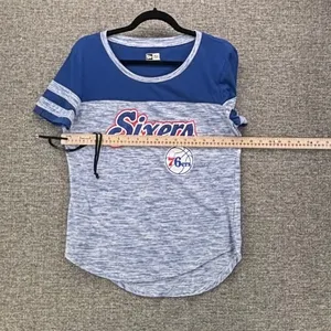 Philadelphia 76ers Womans Shirt Large Fitted Preppy Basketball Championship thumbnail 7