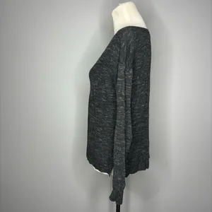 American Eagle Outfitters- Grey Sweater with V-Neck Crosses thumbnail 4
