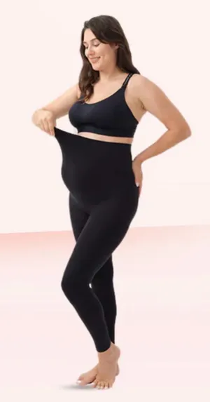 Mamafique Maternity Leggings Black Size XL thumbnail 1