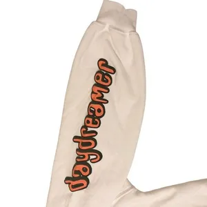 Daydreamer Size XS Oversized‎ Mushroom Doodle Hoodie Sweatshirt White Hippie thumbnail 10