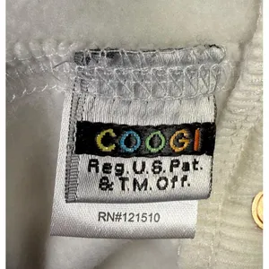 Coogi Hoodie Womens Medium White Full Zip Embroidered Logo‎ Fleece Raglan Sleeve thumbnail 5