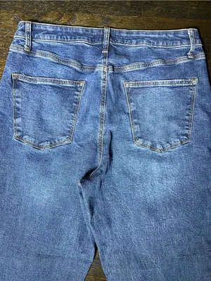 Sonoma Goods for Life High Rise Curvy Straight Jeans 14R thumbnail 5