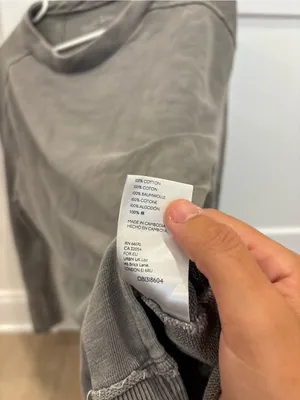 Pilcro by Anthropologie Grey Washed Crewneck Size Meidum thumbnail 4