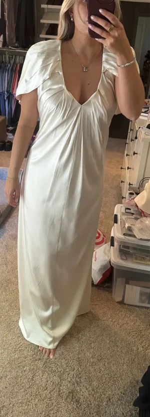Banana Republic Satin Dress Maxi thumbnail 2