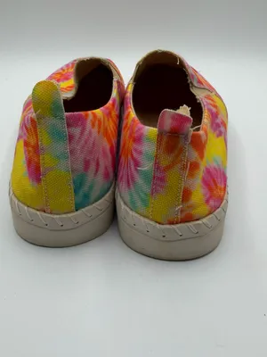 Easy Street Tie Dye Slip On Shoes 6.5W Wide Comfort Wave Colorful Casual thumbnail 4