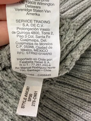 J. Crew 100% Cotton Gray V-Neck Chunky Knit Pullover Sweater thumbnail 7
