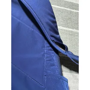 Vera Bradley Quilted Backpack Navy Blue Large‎ School computer bag needs mending thumbnail 4