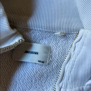 Joah Brown Cream Quarter-Zip Sweater thumbnail 2