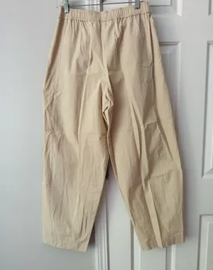 Anthropologie Maeve Poplin Sporty Pull-On Trousers, Size S thumbnail 9