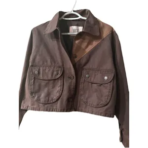 BDG Jacket Women's Medium Brown Luca Canvas Heavyweight Workwear Zip NEW $109 thumbnail 10