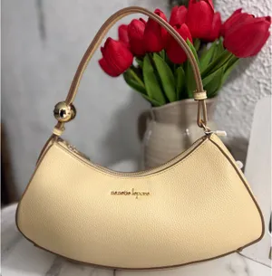 Nanette Lepore Panna Cotta Crescent Shoulder Bag NWT Y2K Minimalist Cream Purse thumbnail 1