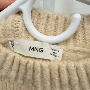 Mango MNG Colorblock Chunky Knit Sweater Large Pink Blue Crew Neck‎ Pullover thumbnail 7