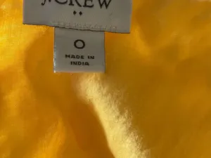 J.‎ Crew Yellow Pineapple Embroidered women’s Sundress thumbnail 4