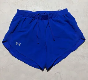 Under Armour Women's Blue Athletic Shorts small thumbnail 1