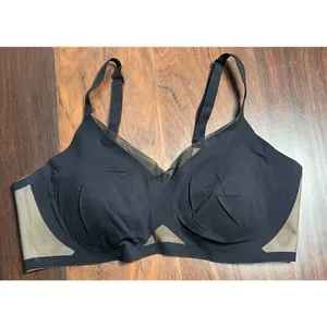 Honeylove CrossOver Wireless Black Bra Size Large thumbnail 2