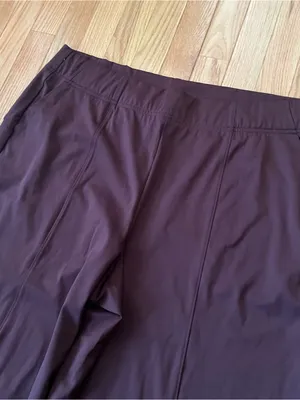Old Navy Powersoft Purple Wide Leg Pants 2X Athleisure Travel Minimalist Gym NWT thumbnail 3