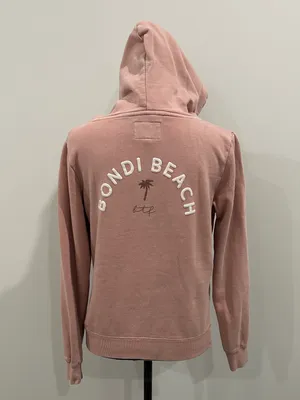 Between The Flags Bondi Beach Hoodie Pink Size M thumbnail 4