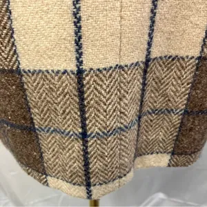 Vintage Bianca Plaid Single Button Wool Blazer‎ Jacket Womens 12 Preppy Classic thumbnail 13