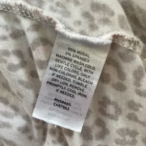 Nordstrom Pajama Set Animal Print Mocha Pink￼ Long Sleeve L thumbnail 8