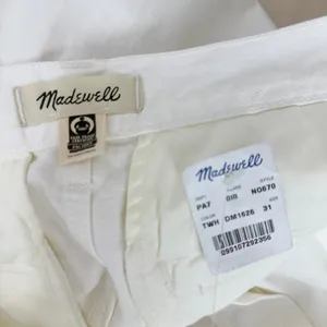 Madewell The Harlow Wide Leg Jean Airy Denim Baggy White High Waist US 31 NWT thumbnail 15