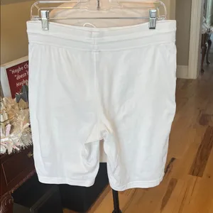 White Stag Women's White Drawstring Knit Bermuda Shorts thumbnail 3