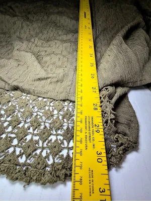Free People The Best Button Down Lace Detail Blouse Green large thumbnail 6