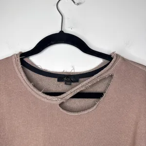 Alala Cypher Sweatshirt‎ Distressed Size XS Style #ALALA30084 Lightweight Fleece thumbnail 4