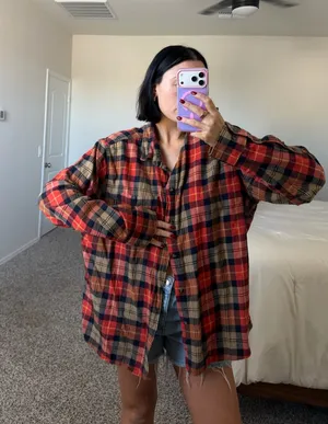 Red Eddie Bauer flannel  thumbnail 1
