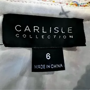 Carlisle Collection Tweed 'Bazar' short-sleeve dress in multi-color tweed thumbnail 6