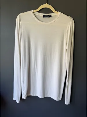 Polo Ralph Lauren White Long Sleeve Shirt XL thumbnail 1