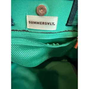 SUMMERSALT Beach Tote Bag Seaglass Seaweed Green Neoprene thumbnail 3