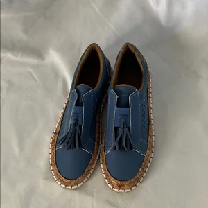 Blue Tassel Loafers – Approx. Size 7–7.5 thumbnail 3