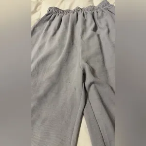 Sorella Wide Leg Light Gray Pants - NWT - Size S - Can fit larger thumbnail 8