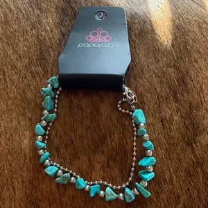 Paparazzi 4 piece NEW turquoise jewelry boho/western earrings/ bracelets thumbnail 5