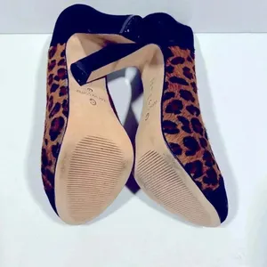 Corso Como NEW!-Leopard cow hair, suede heel pumps size 8 thumbnail 9