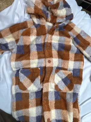 Sherpa cozy coat Brown Size M thumbnail 1