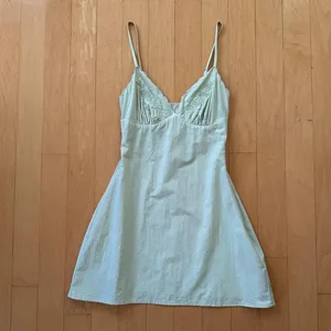 Princess Polly Aruba embroidered floral sage mini dress thumbnail 2