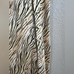 For Love & Lemons Joselyn Slip Midi Dress in Zebra Tiger Print size Small $135 thumbnail 15