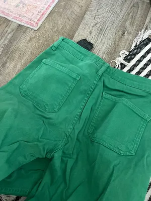 Zara Green Straight-Leg‎ Jeans size 6 thumbnail 11