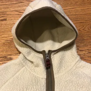 Patagonia Retro Pile Hoody Full Zip Jacket Cream thumbnail 3
